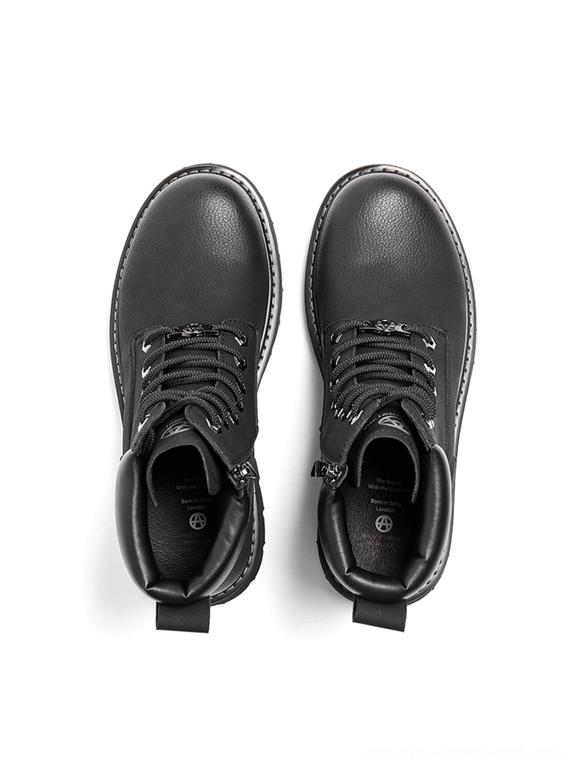 Tactical zip-front ankle boots functional design front zipper accessibility techwear inspired closure