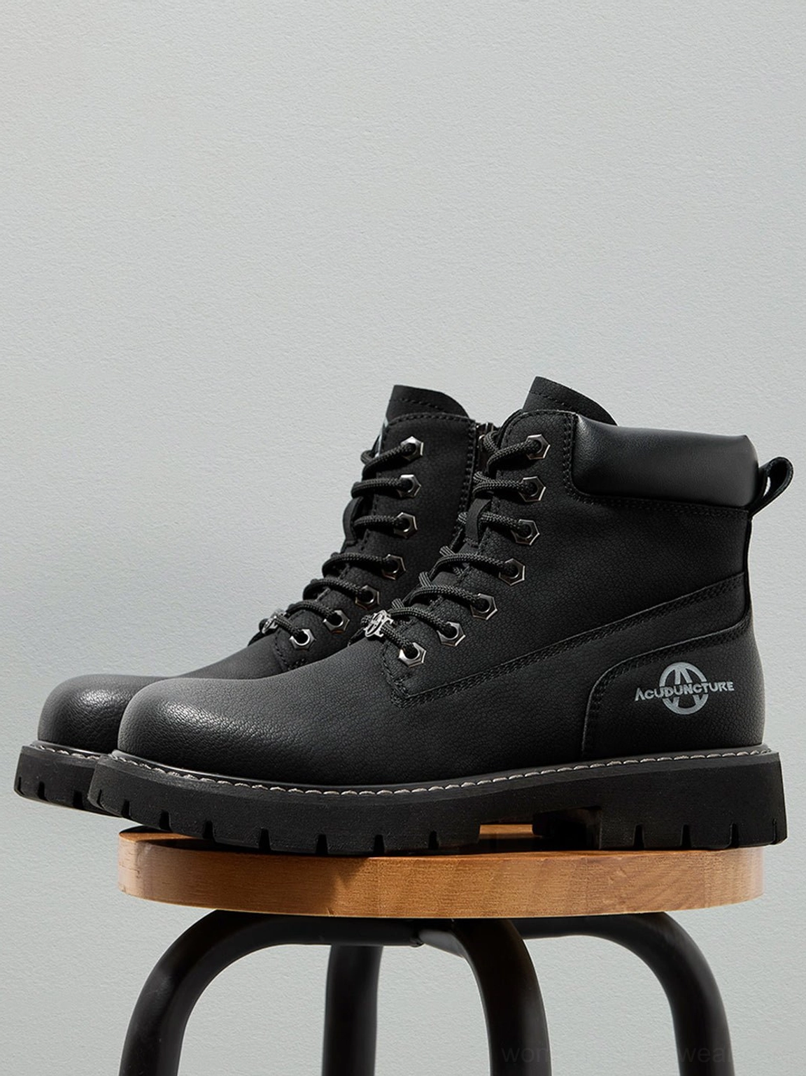 Tactical zip-front ankle boots mid-ankle silhouette structured fit support street style ready