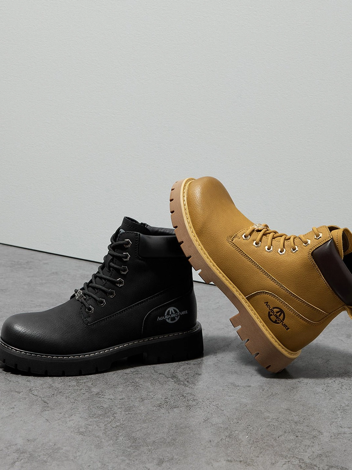 Tactical zip-front ankle boots padded ankle collar premium comfort street credibility balance detail