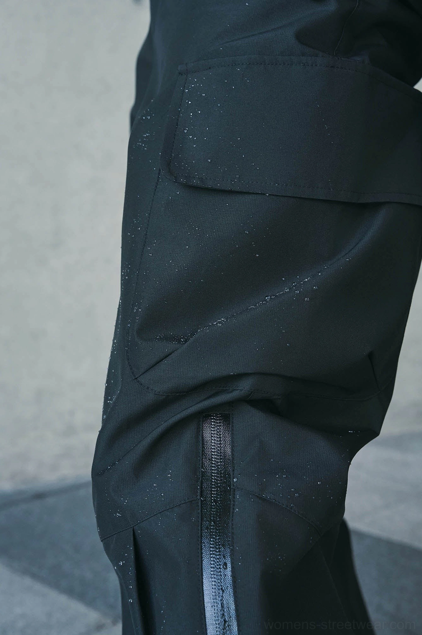 Techwear cargo waterproof pants product image highlighting the loose fit, functional pockets, and modern outdoor streetwear design