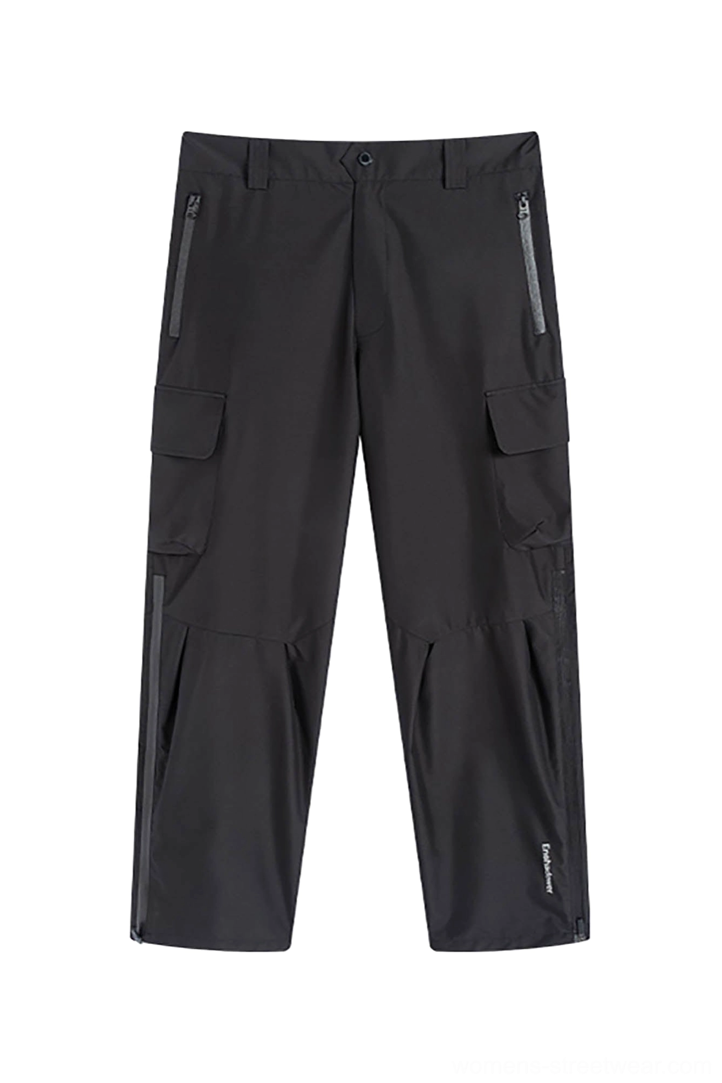 Techwear waterproof cargo pants product image featuring a relaxed straight-leg cut and functional streetwear utility details