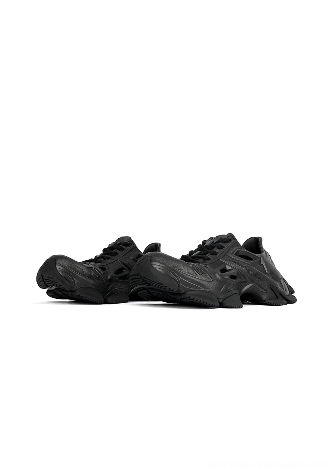 Time-Space platform clog sneakers featuring a dimensional futuristic sole and distinctive vented design