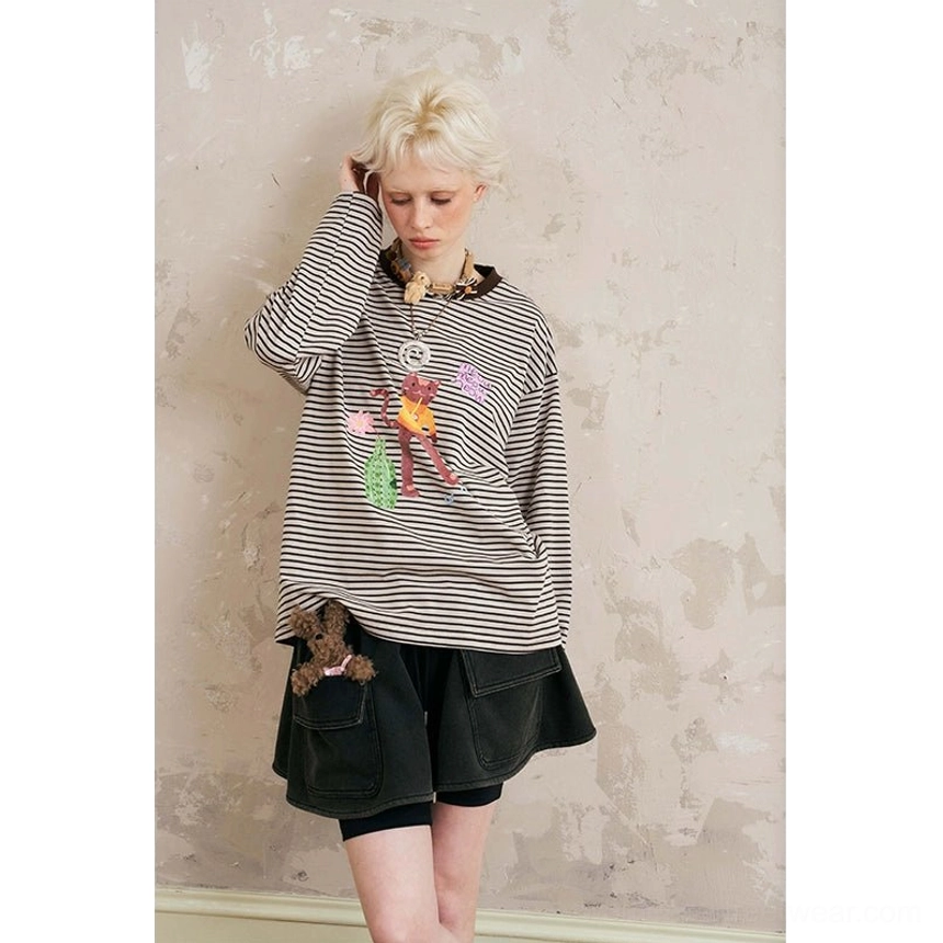 Tutu black graphic and ruffle details - dark color option showcasing print and tiered construction