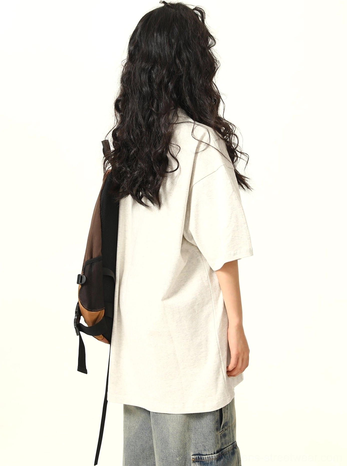 Vintage band graphic oversized streetwear t-shirt relaxed short sleeve silhouette product view