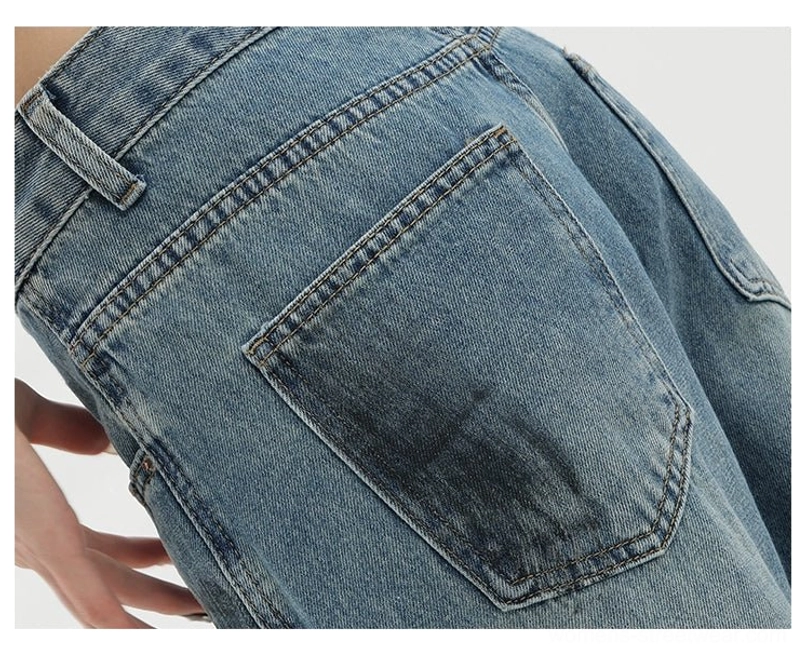 Vintage distressed wide-leg jeans customer reviews and testimonials featuring real feedback about fit quality durability and satisfaction